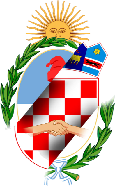 Escudo de la Asociación Croatas en Argentina